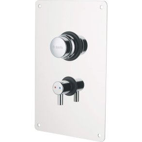Concealed shower mixer - with temperature control