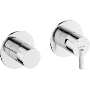 Shower mixer with shower switch - horizontal