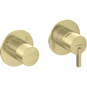 Shower mixer with shower switch - horizontal
