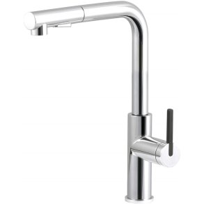 Kitchen faucet with pull-out spout