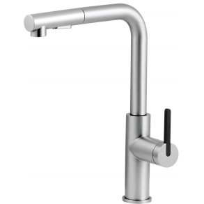 Kitchen faucet with pull-out spout
