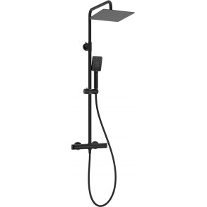 Rain shower with thermostatic shower mixer