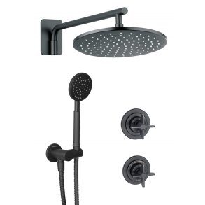 Concealed shower set