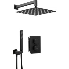 Concealed shower set with thermostatic BOX