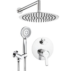 Concealed shower set