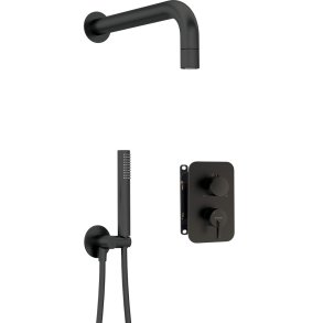 Concealed shower set with mixer BOX - with hand shower