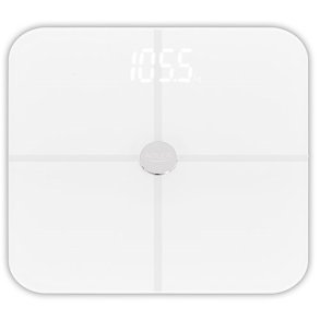 Adler Smart Bathroom Scale | AD 8187 | Maximum weight (capacity) 180 kg | Accuracy 100 g | Body Mass Index (BMI) measuring | White