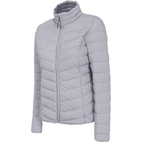 Women's jacket 4F cool light gray melange H4L21 KUDP003 27M S