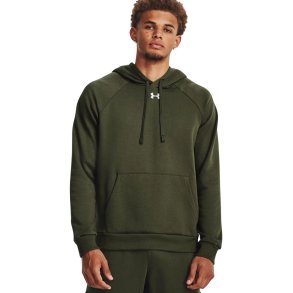 Under Armour Rival Fleece Hoodie Olive 1379757 390 XL