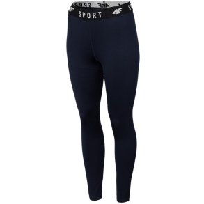 Women's functional leggings 4F navy blue H4Z22 SPDF351 31S S