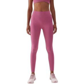 Women's leggings 4F F278 dark pink 4FWAW24TFTIF278 53S M/L