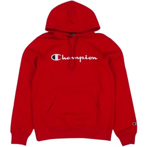Men's Champion Hooded Sweatshirt Red 220253 RS054 S