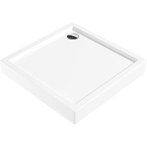 Acrylic square shower tray 80 cm