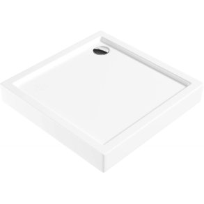 Acrylic square shower tray 90 cm