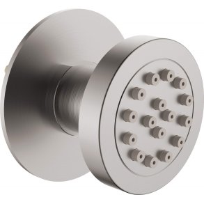 Concealed round shower nozzle