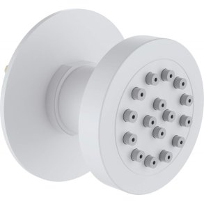 Concealed round shower nozzle