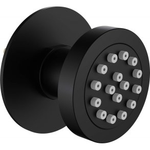 Concealed round shower nozzle