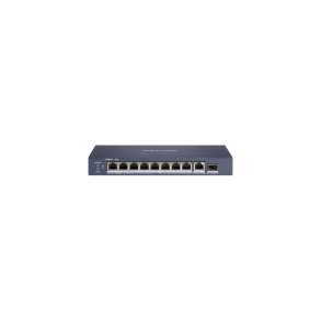 Hikvision DS-3E0510HP-E netvrksswitch Ikke administreret Gigabit Ethernet (10/100/1000) Strm over Ethernet (PoE) Bl