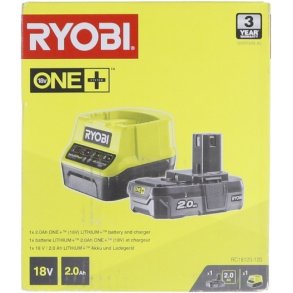AKUMULATOR LI-ION 2.0AH 18V + ADOWARKA ONE+ RC18120-120