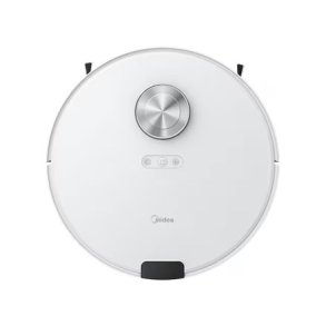 Midea M9 Robot Vacuum Cleaner with Wet&Dry Cleaning, Max Operating Time 180 mins, Lithium Ion Battery 5200 mAh, Dust Capacity 0.25 L, 4000 Pa, White