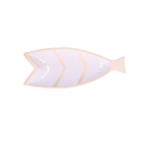 RITUALI DOMESTICI PELAGICOILLOGICO White Fish Plate 30.5 x 12.5 x 3 cm