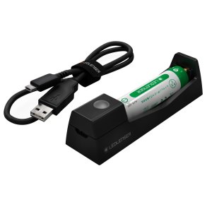 Charger and battery pack for Ledlenser MH3/4/5