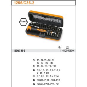 Precision screwdriver +36 bits/1256/C36-2