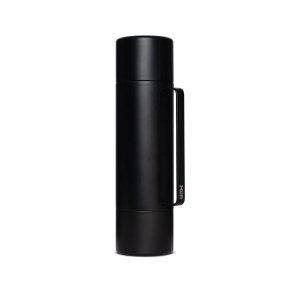 Thermos MiiR with two cups Tomo 1 liter Black