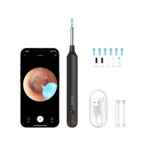 XLife X1+ Black | Otoscope with Ear Cleaning Camera | 1080p