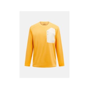 Hoodless Sweatshirt Peak Freelight Polartec Grid -