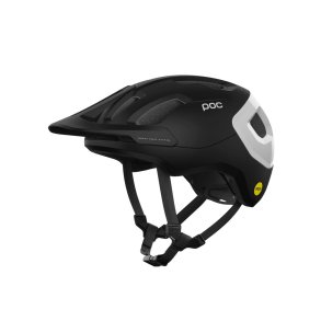 Bike helmet POC Axion Race Mips black-white