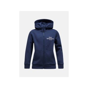 Hoodie PEAK PERFORMANCE Original Zip Junior blue