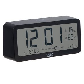 Adler | Alarm Clock | AD 1195b | Alarm function | Black