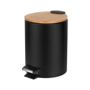 Bathroom waste bin 3 l (black)