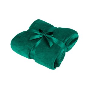 TEESA Fleece Blanket 200x220 cm - Green
