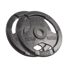 Cast iron weight 2x10kg plate with handles