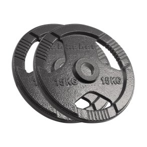 Cast iron weight set 2x15kg
