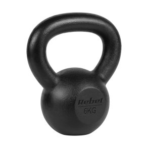 Cast Iron Kettlebell 6kg, REBEL ACTIVE