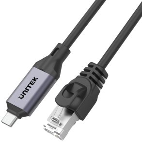 Unitek Ethernet USB C RJ-45 LAN cable, network cable, 3m