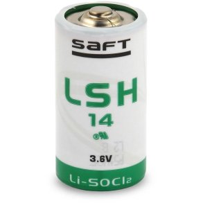 LSH14 C/R14 LiSOCl2 SAFT 3.6V 5800mAh Battery (1pc)