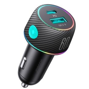 Joyroom JR-CCN01 60W 3.0A PD 3.0 QC 3.0 Car Charger 1x USB-A 1x USB-C