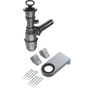 Siphon for a steel household sink ZYK_0100