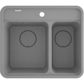Granite sink 1.5-bowl