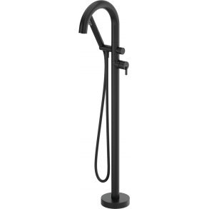 Freestanding bathtub mixer with shower set