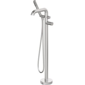 Freestanding bathtub mixer with shower set