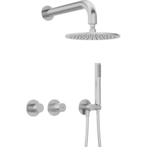 Concealed shower set with showerhead
