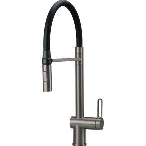 Kitchen faucet with flexible spout - 2 types of spray