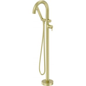 Freestanding bathtub mixer with shower set