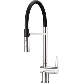 Kitchen faucet with flexible spout - 2 types of spray