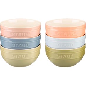 STAUB SERVING Zestaw 6 misek 14 cm, wielokolorowe